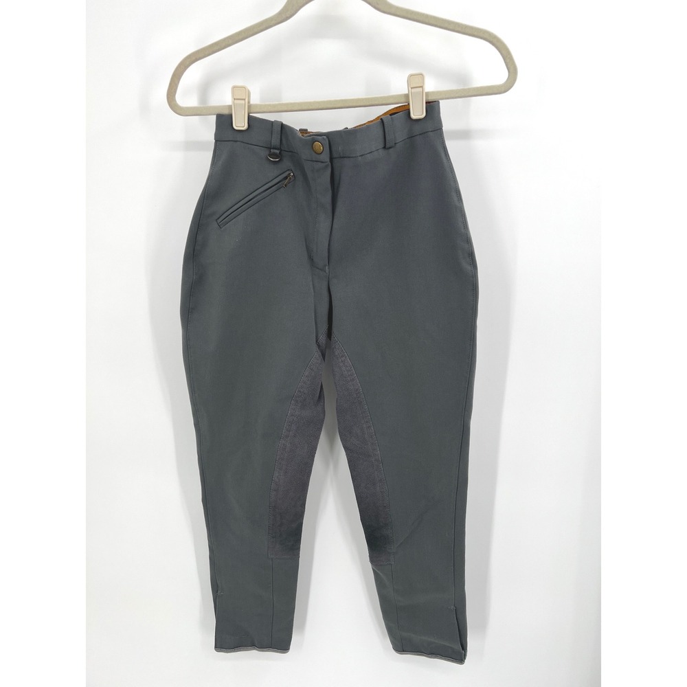 Ovation Equestrian Full Seat Riding Breeches Gray Size 26 Inseam‎ 24